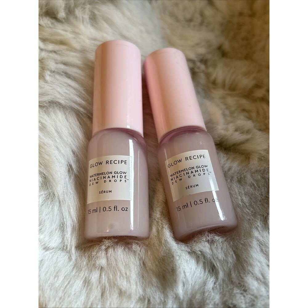 Glow Recipe Watermelon Niacinamide Dew Drops Mini Travel Size 0.5oz Each NWOB